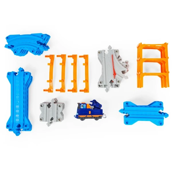 Spin Master Mighty Express Schienen-Set Mit Push-and-Go Zug Mechaniker Milo, Spielfahrzeug – Bild 5