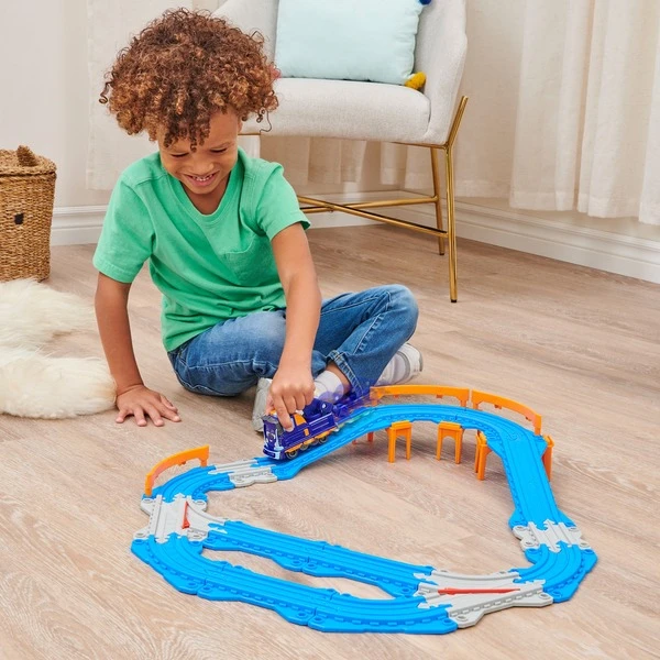 Spin Master Mighty Express Schienen-Set Mit Push-and-Go Zug Mechaniker Milo, Spielfahrzeug – Bild 6