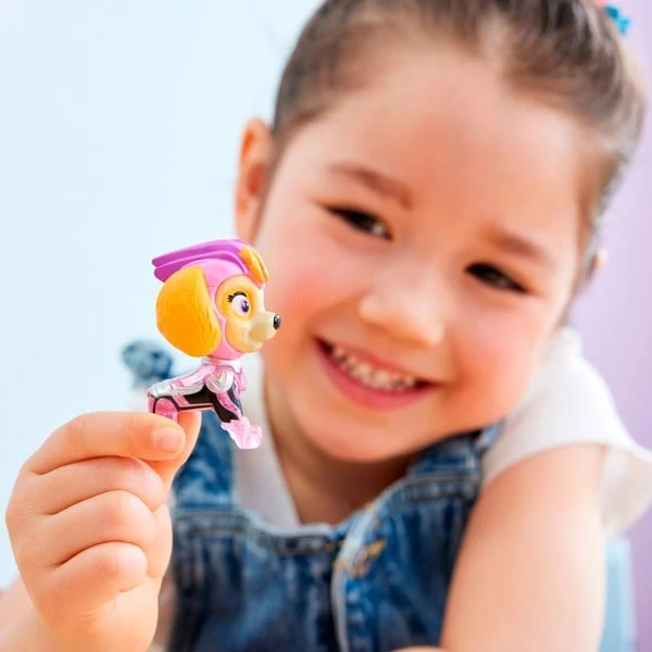 Spin Master Paw Patrol Mighty Kinofilm - Basis Fahrzeug Von Skye Mit Welpenfigur, Spielfahrzeug – Bild 7