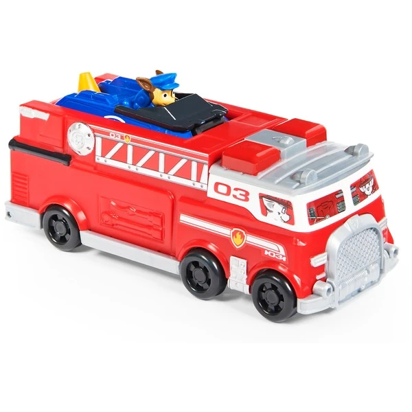Spin Master Paw Patrol True Metal Team 2er Set Feuerwehrwagen Und Polizeiauto Mit Chase, Spielfahrzeug – Bild 5