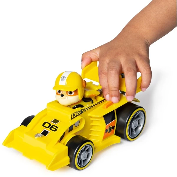 Spin Master Paw Patrol - Ready, Race, Rescue, Rubbles Race & Go Deluxe Basis Fahrzeug, Spielfahrzeug – Bild 5