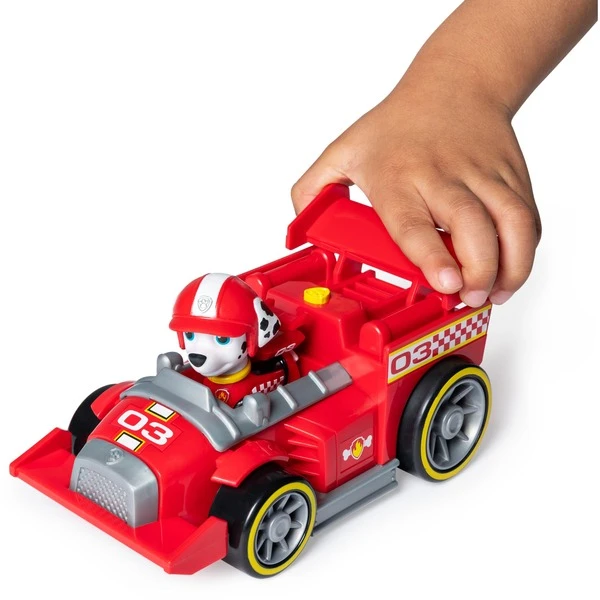Spin Master Spin Master - Paw Patrol - Ready, Race, Rescue, Marshalls Race & Go Deluxe Basis Fahrzeug, Spielfahrzeug – Bild 5