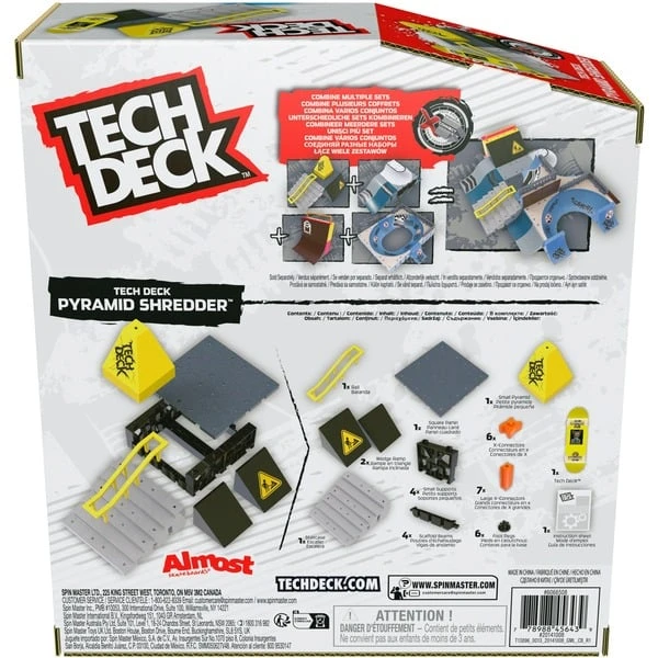 Spin Master Tech Deck X-Connect Starter-Set - Pyramid Shredder Rampenset, Spielfahrzeug – Bild 6