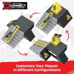 Spin Master Tech Deck X-Connect Starter-Set - Pyramid Shredder Rampenset, Spielfahrzeug -Spielwarenladen Spin Master Tech Deck X Connect Starter Set Pyramid Shredder Rampenset Spielfahrzeug@@100008461 7
