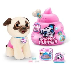 ZURU Pets Alive - Pooping Puppies Mops, Spielfigur -Spielwarenladen ZURU Pets Alive Pooping Puppies Mops Spielfigur@@100017013 1