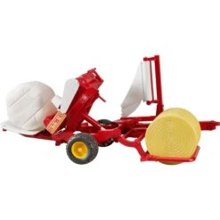 Bruder Ballenwickler Mit Ockerbraunem Und Schwarzem Rundballen, Modellfahrzeug -Spielwarenladen bruder Ballenwickler mit ockerbraunem und schwarzem Rundballen Modellfahrzeug@@1ssbz002 4