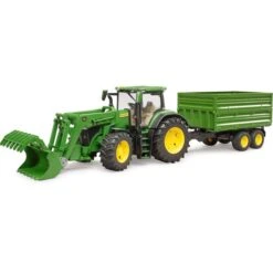 Bruder John Deere 7R 350 Mit Frontlader Und Tandemachstransportanhänger, Modellfahrzeug -Spielwarenladen bruder John Deere 7R 350 mit Frontlader und Tandemachstransportanh nger Modellfahrzeug@@1828471 3