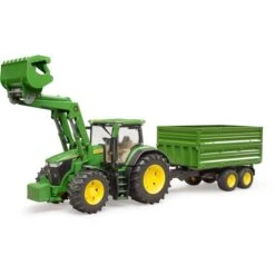 Bruder John Deere 7R 350 Mit Frontlader Und Tandemachstransportanhänger, Modellfahrzeug -Spielwarenladen bruder John Deere 7R 350 mit Frontlader und Tandemachstransportanh nger Modellfahrzeug@@1828471 4