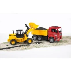 Bruder MAN TGA Kipplastwagen Mit Gelenkradlader FR130, Modellfahrzeug -Spielwarenladen bruder MAN TGA Kipplastwagen mit Gelenkradlader FR130 Modellfahrzeug@@1ssbf020 2