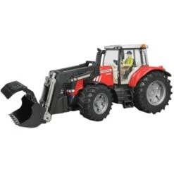 Bruder Massey Ferguson 7624 Mit Frontlader, Modellfahrzeug -Spielwarenladen bruder Massey Ferguson 7624 mit Frontlader Modellfahrzeug@@1ssbz00t 2